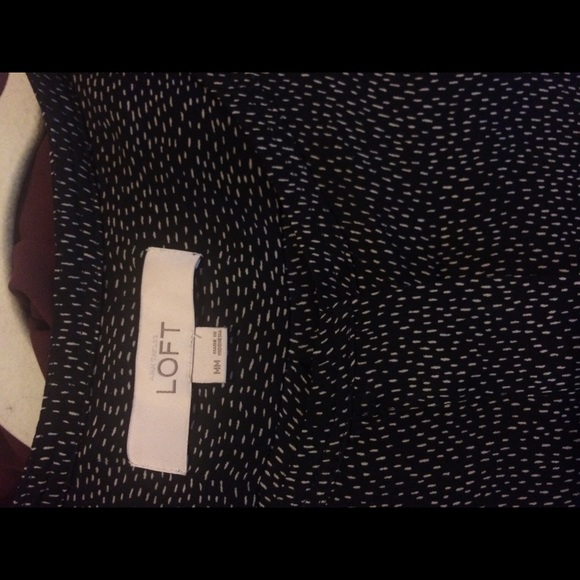 Loft Black Sleeveless Blouse - Picture 3 of 4